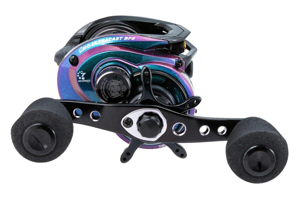 AbuGarcia REVO ULTRACAST Карбоновая ручка, оснащенная шпулей Bait Finesse, совместимой с солью, сверхвысокой передачей BF8-L, для левшей