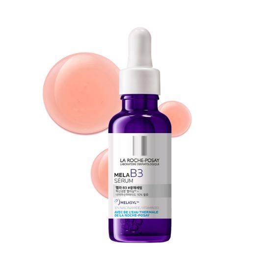 La Roche-Posay Mela B3 Сыворотка 30 мл специальная (3 мл бальзама с цикой * 2 + 3 мл крема с цикой + 15 мл пены Epa в подарок)