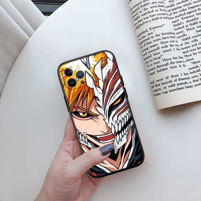 Чехол для телефона ED10 Bleach для iPhone 6 6s 7 8 11 12 13 14 15 XS Pro Max XR X SE Samsung S20 S21 S22 S23 S24 FE Ultra Plus Lite S21S A55