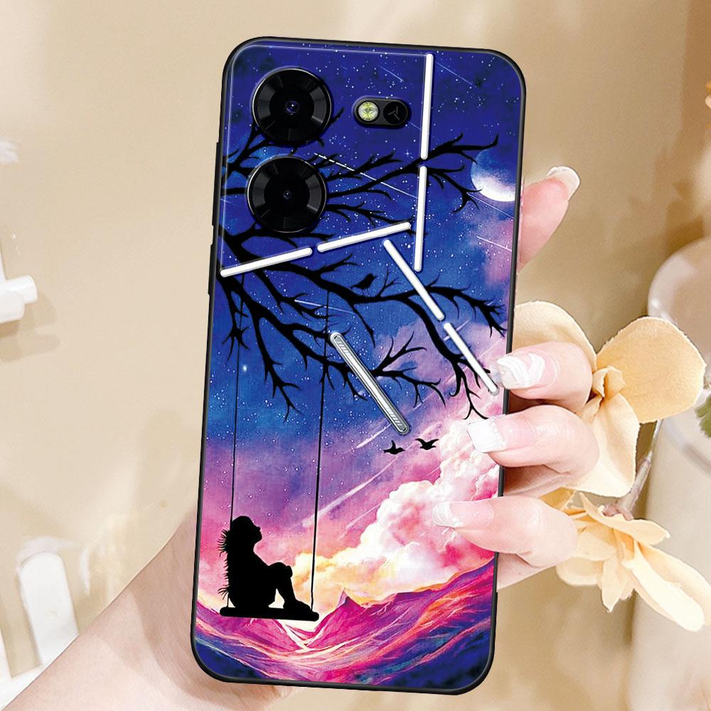 Case For Tecno Pova 5 Pro Coque TPU Soft Silicone Fashion Phone Funda For Tecno Pova 5 Cute Bumper Back Cover Cool Capa Marble