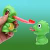 Fidget Toy Pinch Frog Dinosaur Sticking Tongue Out Creative Decompression Toy for Kids Portable Stress Relief Toy Christmas Birthday Gifts