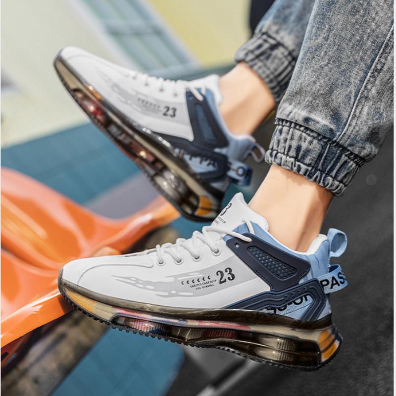 Air Cushion Sports Running Shoes Men's Women Outdoor Sport Sneakers Comfortable Athletic Trainers Walking Soft Jogging Footwear