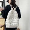 Embroidery Students School Bag Korean Style Floral Shoulder Bag Floral Backpack  Rucksacks Teenager