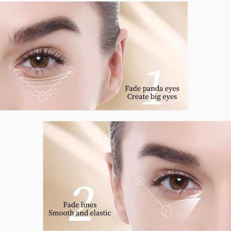 Крем для кожи вокруг глаз против морщин, осветляет мелкие морщинки, устраняет мешки под глазами, борется с темными кругами, омолаживающая сыворотка, укрепляет и осветляет кожу