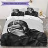 Travis Scott Pattern Bedding uilt Set uilt Cover Pillowcase Home Decoration Birthday Gift (1 * duvet cover + 2 * pillowcase without core)
