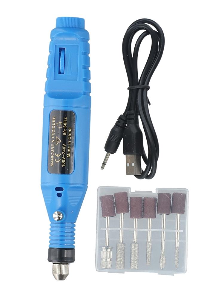 Мини электрическая шлифовальная машинка сверло для полировки ногтей вращающийся инструмент набор полировальный инструмент