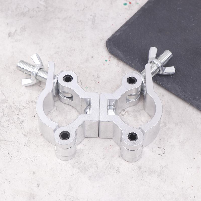 Aluminum Alloy Double Ring Buckle Stage Lights Clamp Clip Bracket 18-21Mm 38-52Mm Light Clamps Quick Release Lamp Hanger Hooks