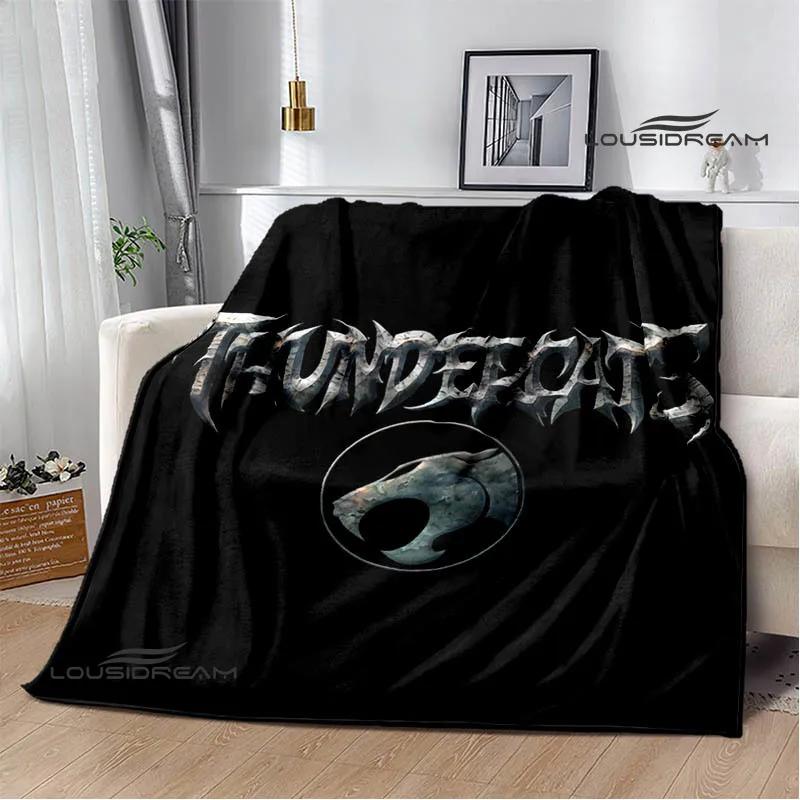 Мультяшные одеяла с принтом Thundercats Детское теплое одеяло t Одеяло с фланцем Домашнее дорожное одеяло постельное белье Подарок на день рождения