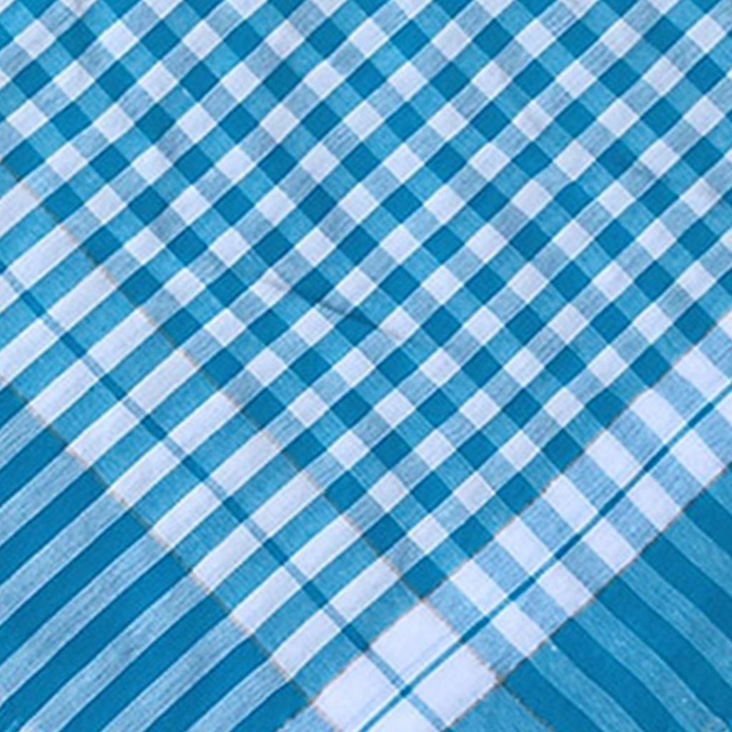 Winter Popular Rural Pattern Headwrap for Adult Unisex Fashion Checked Fringed Headcover Breathable Bandanas All Age