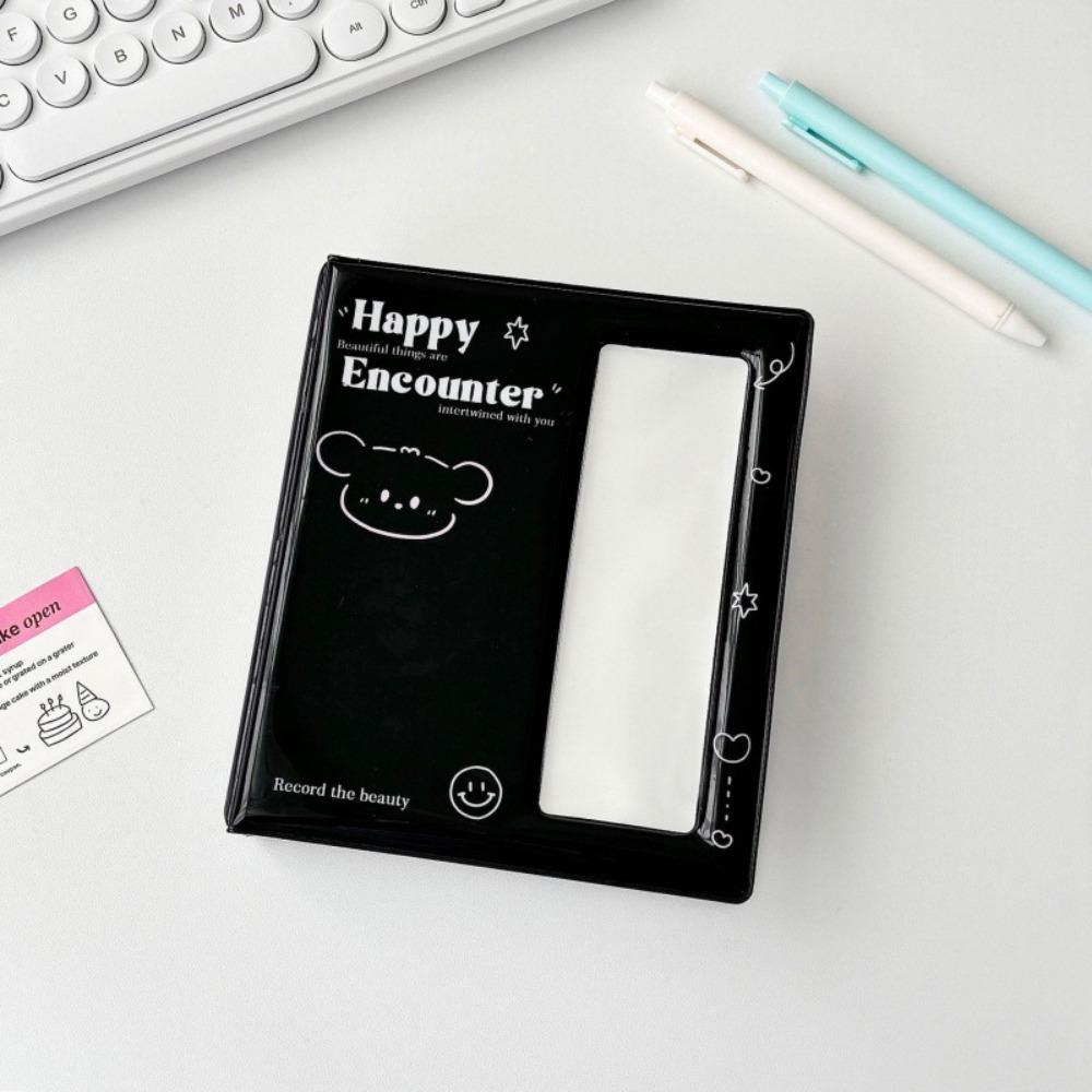 64 кармана держатель для фотоальбома милый мультфильм маленькая карточка коллекционная книга 4 непрерывных альбома письма