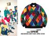 [Б/У] Supreme 15fw Шерстяная куртка Арлекин