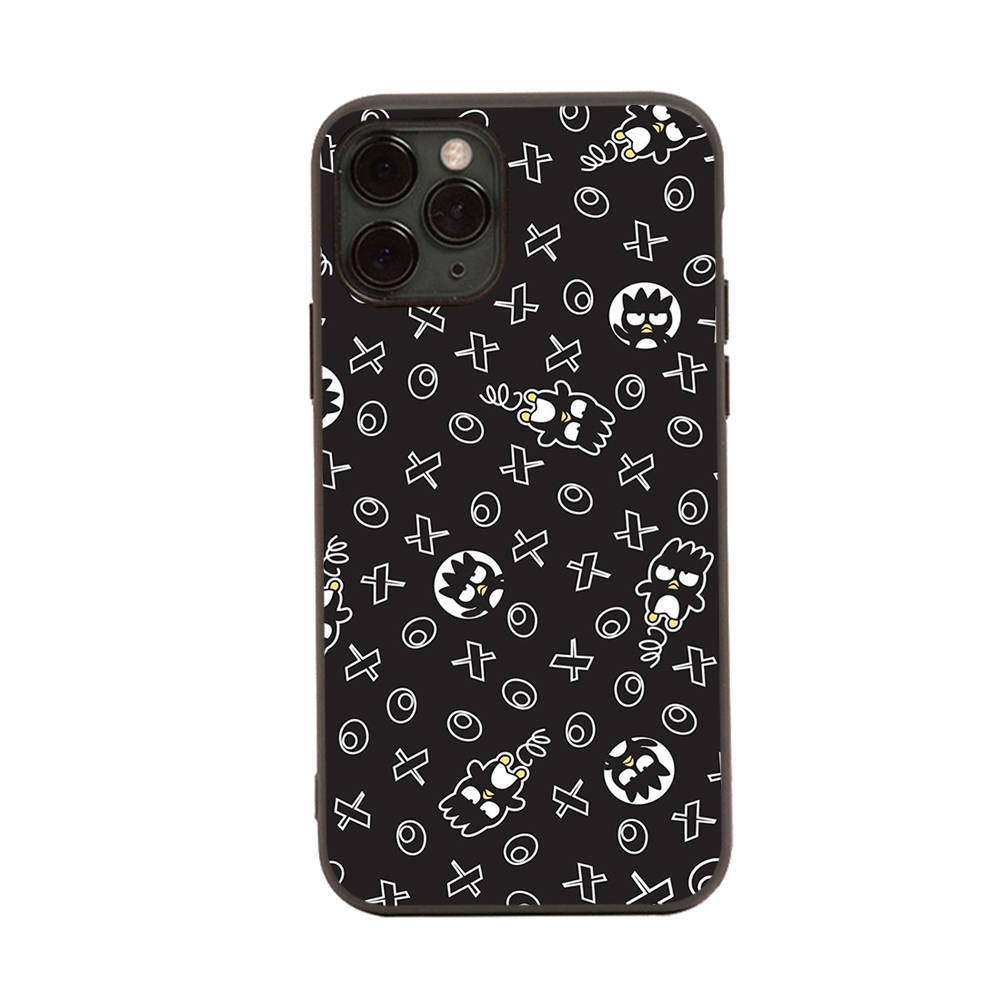 Чехол HK24 Badtz Maru Cartoon Black Sofe для iPhone 16 15 Plus 14 13 Pro 8 SE XR XS Max P30 Nova 5T Y5P Y6 Y7 Y8P Y9 Realme C30 C33 C31 VIVO Y36 V27
