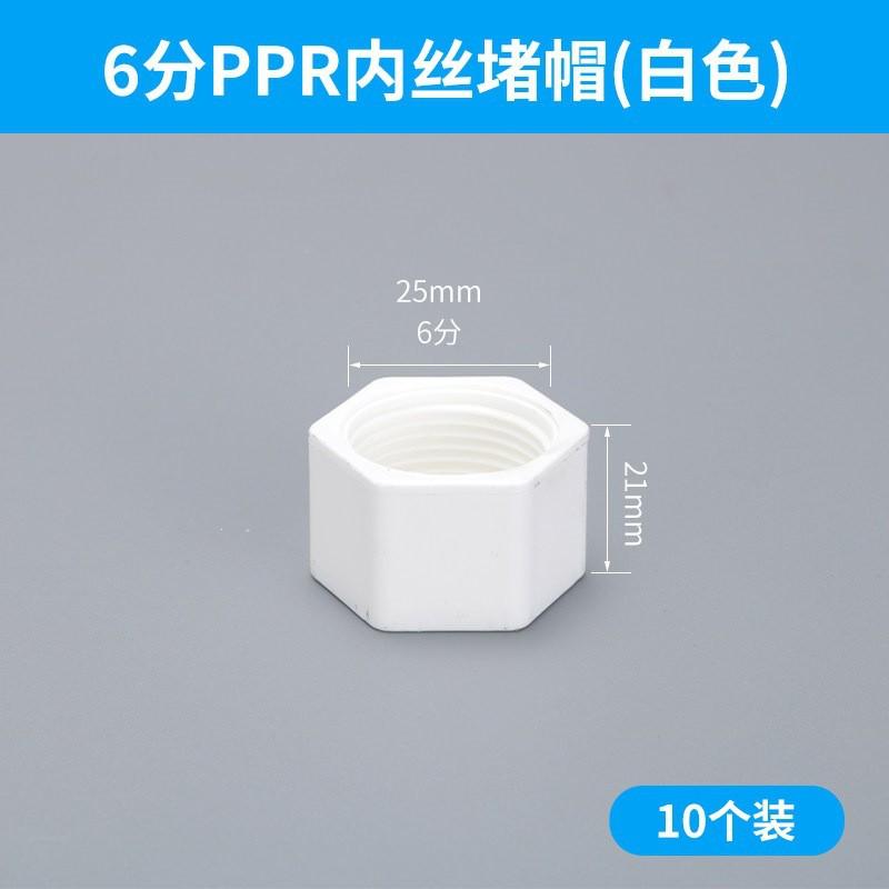 PPR Pipe End Cap Fitting With O-Ring Seal 1/2 Inch 3/4 1 Male Thread Female Hex Square Wing Handle Types