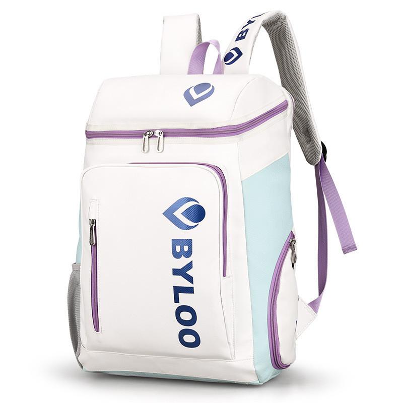 Waterproof Pu Badminton And Tennis Bag With Byloo Letter Print For Men And Women Sports Enthusiasts