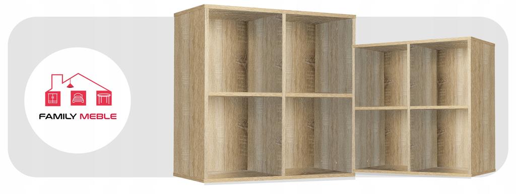 Regał półka organizer pojemnik stojak na płyty winylowe segregatory Cubo 4