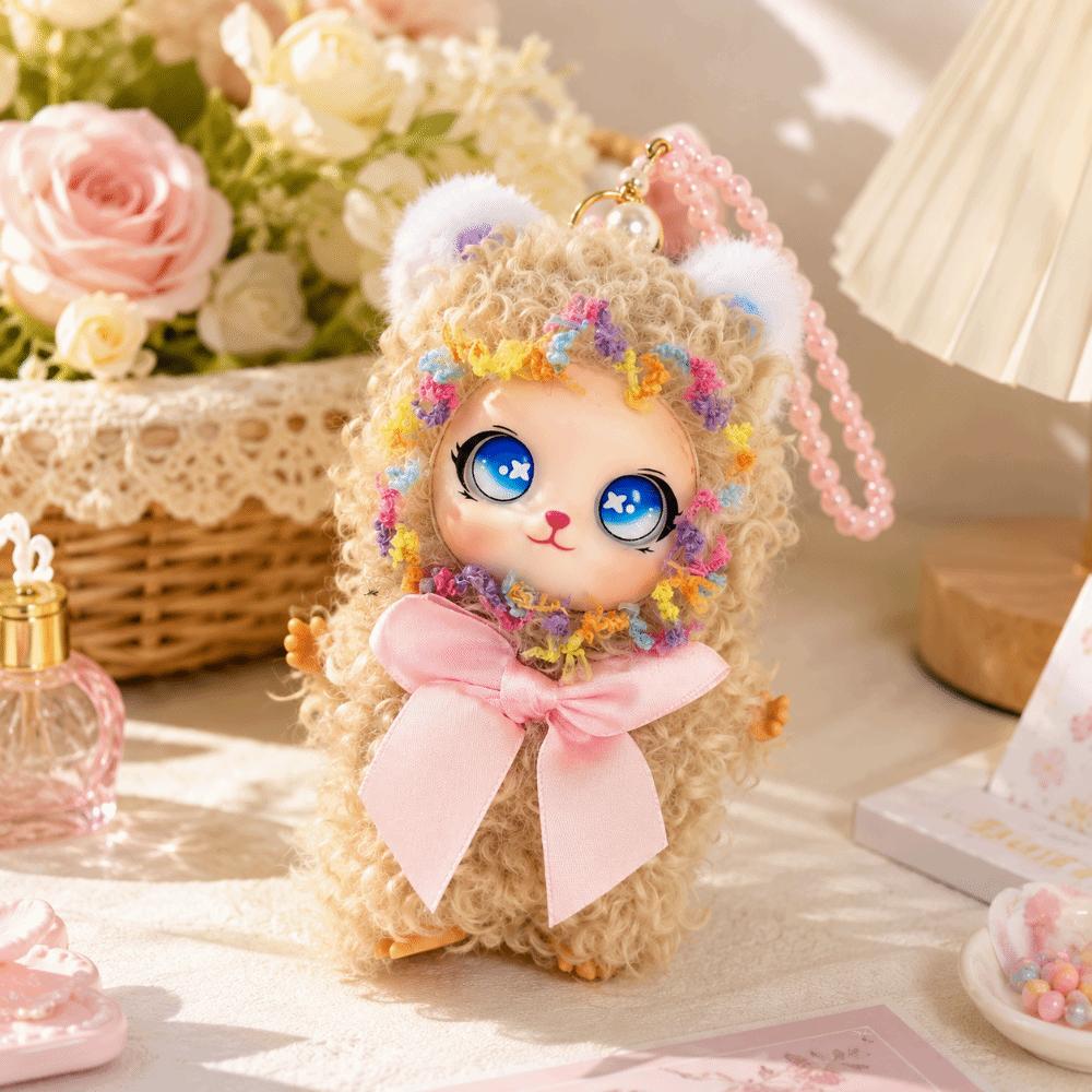 Hanging Ornaments Plush Doll Pendant Fluffy Bag Charm Creative Bear Keychain Gifts