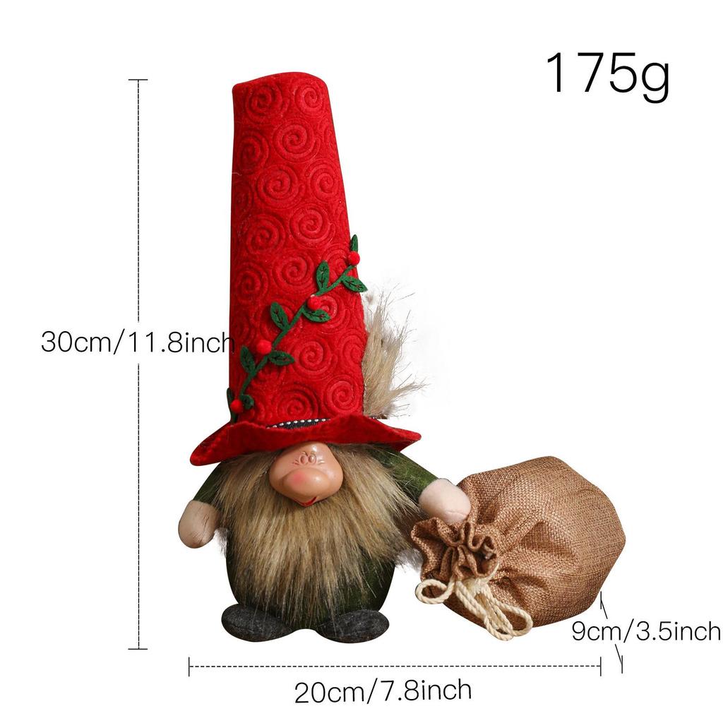 Gnome Christmas Faceless Doll Xmas Tree Decorations 2024 Navidad Gift 2023 New Year Home Decor