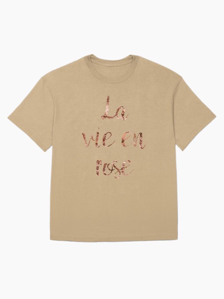 édith Piaf La vie en rose in rose Oversized T-Shirt