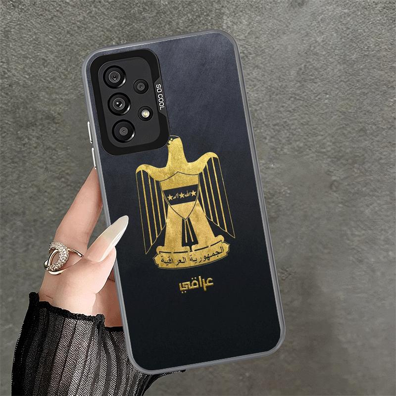 Iraqi Flag Mark Soft Phone Case for Samsung A17 A16 A15 A14 A13 A57 A56 A55 A54 A53 A37 A36 A35 A34 A33 A26 A25 A24 A23 A52