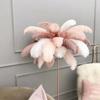 1PC Ostrich Feathers Plumas Decor Natural Leather Wedding Party Decoration Colorful Ostrich Table Centerpieces For Crafts