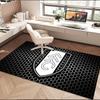 1PC rug Fulham Crest Design Carpet, Chair Rug,Area Rug for Office Bedroom living rooms bedroom, Doormat decor Christmas fan gifts