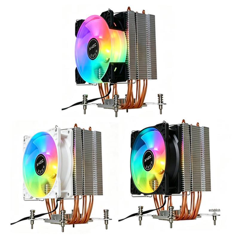 Chariot Silent 9CM CPU Cooler with Four Copper Tubes