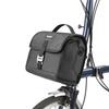 Передняя сумка Rhinowalk для велосипеда Brompton, Термосумка для обеда, Большая вместимость, Регулируемая, Водонепроницаемый чехол от дождя, Легкая установка, Совместима с Brompton,