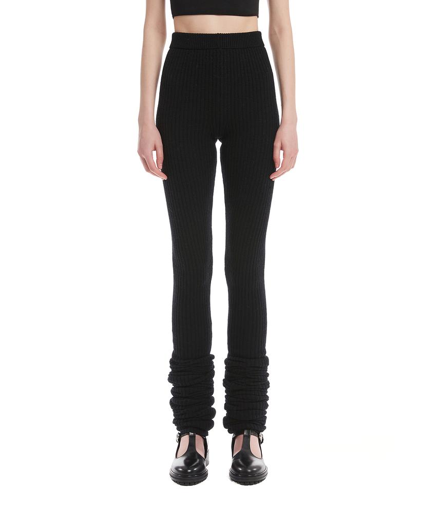 TRUNK PROJECT Black Knit Leggings