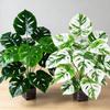Artificial Green Plant Arrangement with 18 Leaves for Scenic Décor in Hotels and Malls