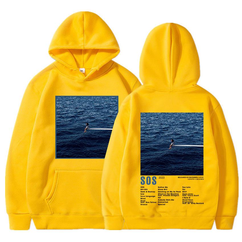 SZA новый музыкальный альбом SOS графическая толстовка унисекс женская мода винтажные толстовки оверсайз хип-хоп толстовки в стиле Харадзюку уличная одежда унисекс