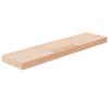 342950 vidaXL Shelf Panel 80x20x4 Cm Solid Untreated Oak Wood