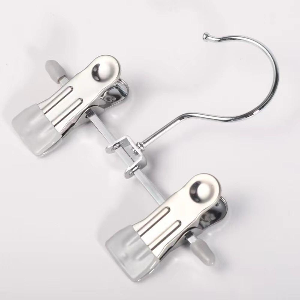 30pcs 360° Rotatable Clothes Drying Hanger Double Clip Non-Slip Clothes Clips Adjustable Windproof Storage Clips Space-Saving