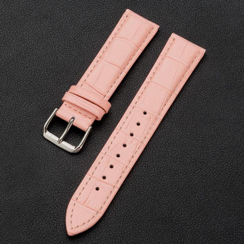 Ремешок для часов из телячьей кожи с текстурой бамбука и пряжкой-штифтом для мужчин и женщин