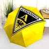 1 PC Automatic Folding Umbrella - Alemannia Aachen Pattern, Portable & Foldable Design with 8 Ribs, Christmas Birthday Gifts