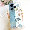 Чехол для Realme C51 RMX3830 Чехол для Realme C53 RMX3760 Крышка Силиконовый Роскошный Модный Мультяшный Забавный 2D Расписной