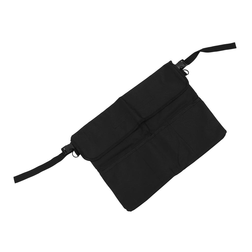 Органайзер для коляски со светоотражающей полосой из ткани Оксфорд 600D, многофункциональный одинарный плечевой ремень, белый