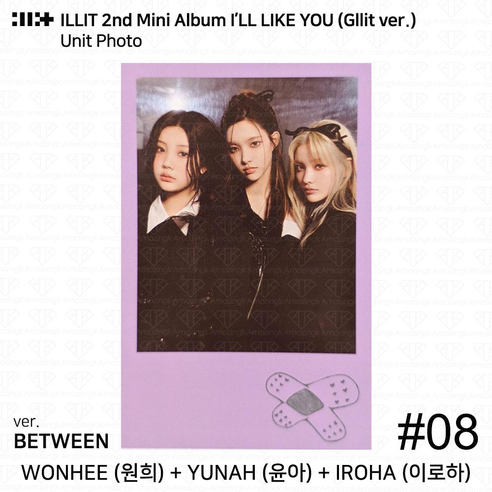 ILLIT 2-й мини-альбом I'LL LAKE YOU Gllit Ver To с фотокарточкой Between Photocard Photo