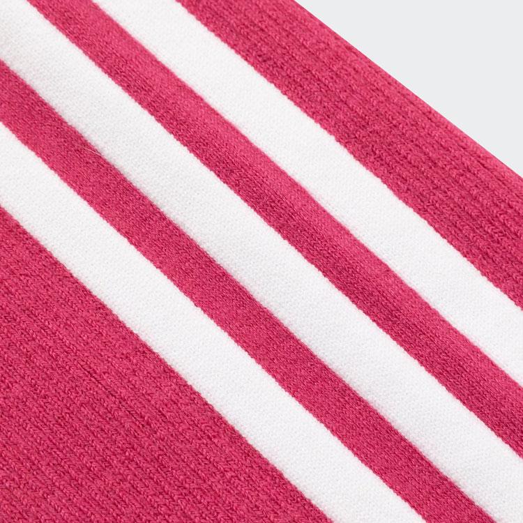 Adidas Вязаный свитер премиум-класса Originals с воротником в три полоски, женские топы пурпурного цвета JI7060