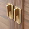 Gold Cabinet Handles Zinc Alloy Wardrobe Pulls Simple Cabinet Knobs  Cabinet