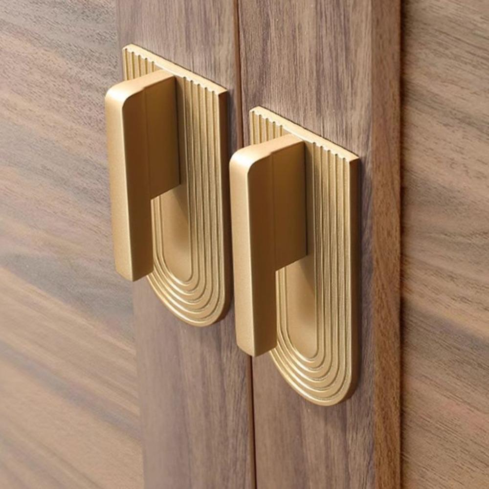 Gold Cabinet Handles Zinc Alloy Wardrobe Pulls Simple Cabinet Knobs Cabinet