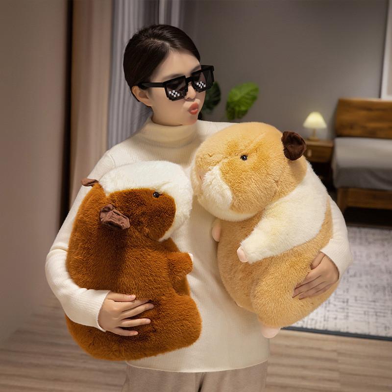 Очаровательная плюшевая игрушка «Поросенок-морская свинка»  Восхитительный сувенир из зоопарка и идеальный подарок для детей