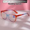 Big Frame Presbyopic Glasses With Gradient Color Fashion Personality Unisex Eyeglasses Anti Blue Light Prescription Eyewear