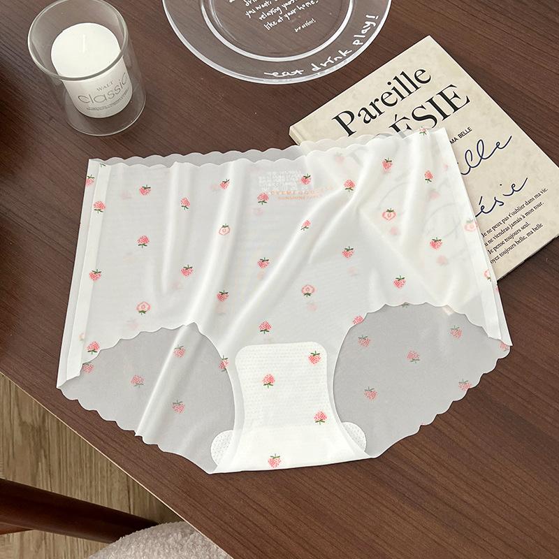Women Invisible Ultra-thin Summer Underwear Women's Seamless Ice Silk Panties Bikini Underwear Panty Briefs Knickers Underwears