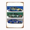 BTCC Legends Car Vintage Metal Poster Sign Club Custom Indoor Wall Tin Sign Room Decor Home Decor