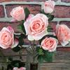 1шт. Искусственный цветок розы для дома, свадьбы, гортензии, декора, свадебного букета