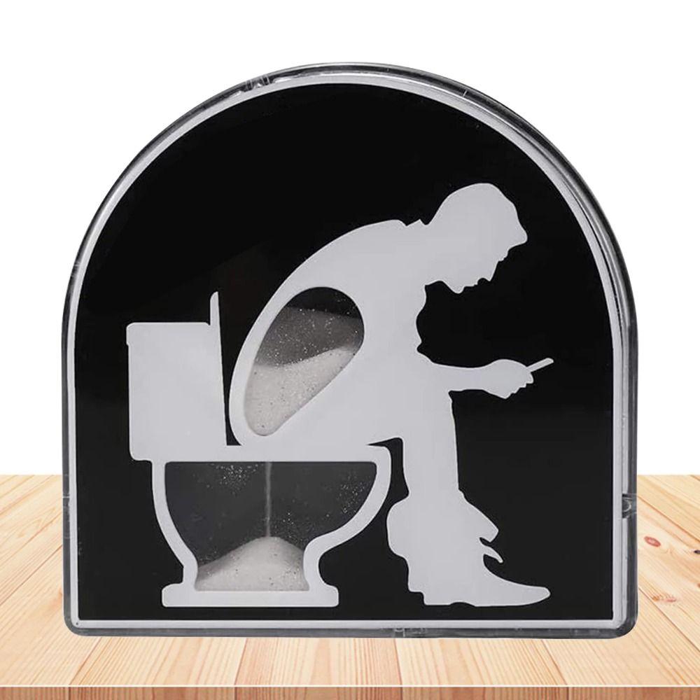 Туалет Форма песочные часы Таймер для туалета Забавный новинка Напоминание Таймер 5 минут Песочные часы для ванной