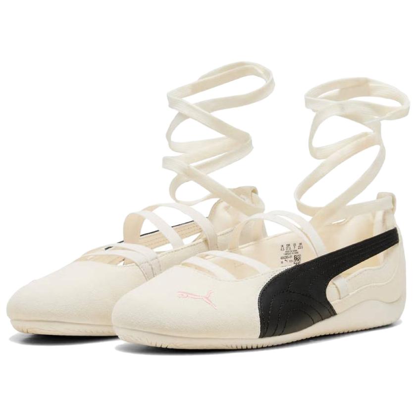 Puma Speedcat Ballet SD x Rose Женские Теплый Белый Черный Морозно-Розовый 404395-01