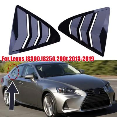 Для Lexus IS300 IS250 200t 2013-2019 Автомобильный Задний Люверс Окно Боковая Крышка Жалюзи Накладка Наклейка Вентиляционное Отверстие Ковш АБС Углеродное Волокно Авто