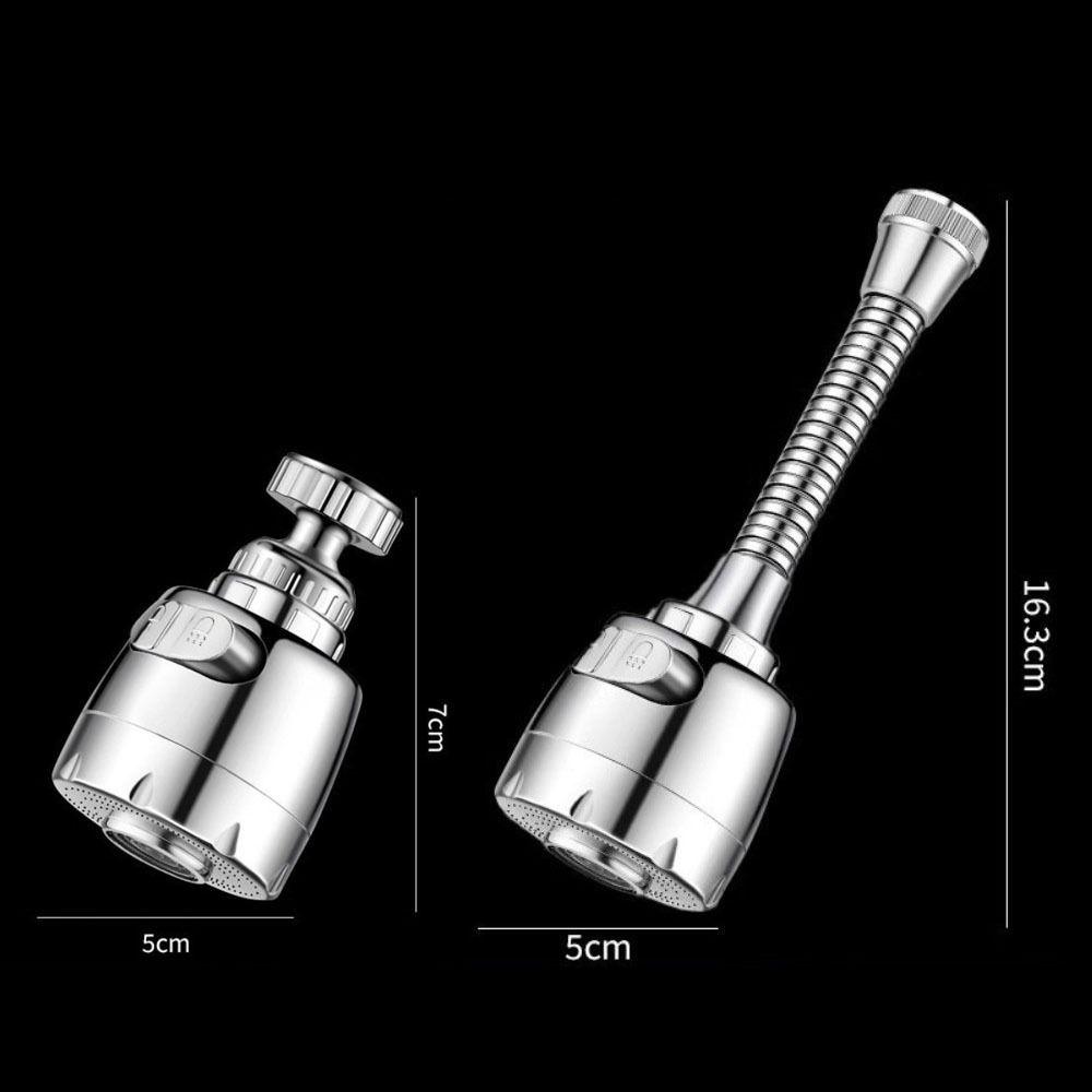 Адаптер для фильтра смесителя с 2/3 режимами, вращающийся на 360°, защита от брызг, удлинитель кухонного смесителя, универсальная насадка для распыления воды, водосберегающая насадка для крана