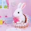 Cute Walking Pet Electric Toy Soft Gift Plush Rabbit For Kids